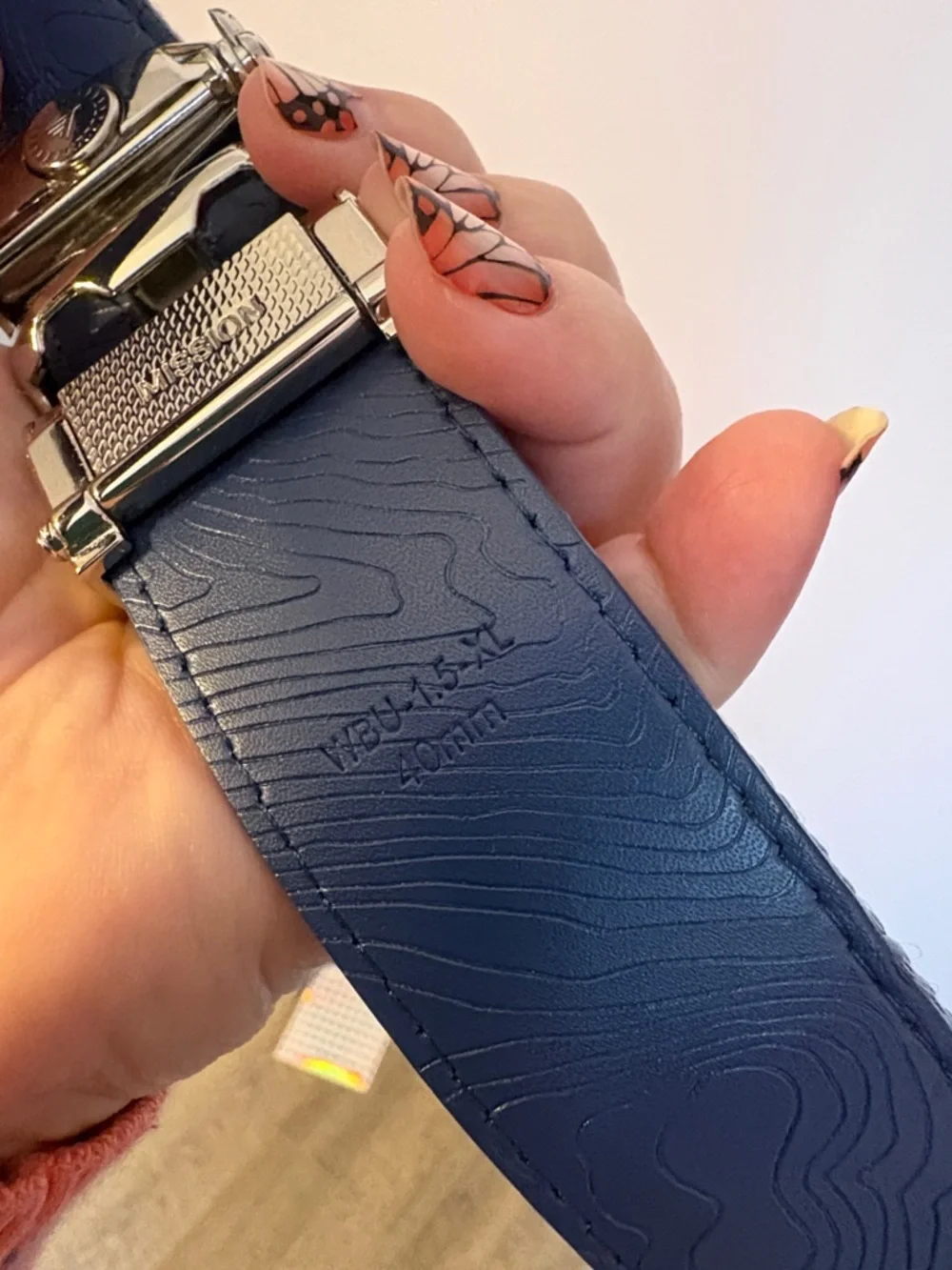 Mission Carrier Nylon Collection Belt Gray Blue size XL